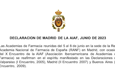 DECLARAÇÃO DE MADRID DA AIAF (junho 2023)