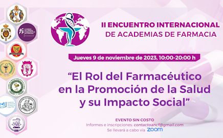 Prof Doutor Franklim Marques conferencista no II ENCUENTRO INTERNACIONAL DE ACADEMIAS FARMACÉUTICAS, México